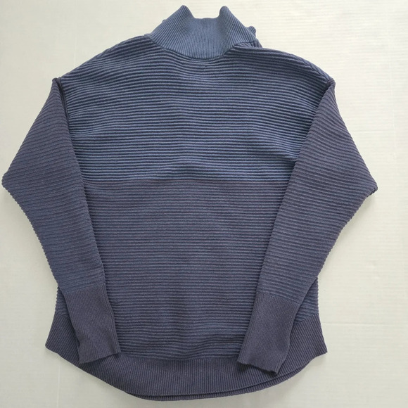 NAVY BLUE OFFLINE BY AERIE HOME STRETCH QUARTER ZIP SWEATER SIZE XS - Picture 6 of 10